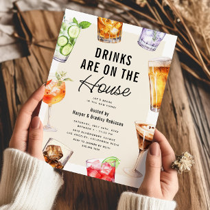 Convites Festa de Inauguração da Casa das Bebidas Modernas