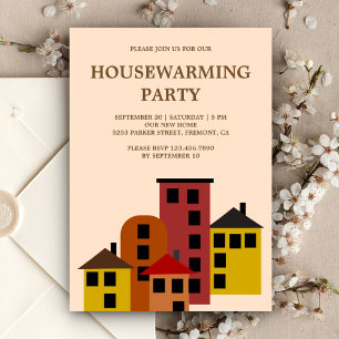 Convites Festa de Inauguração de Apartamento Urbano Moderno