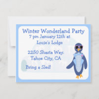 Festa de inverno Tuxedo Penguin