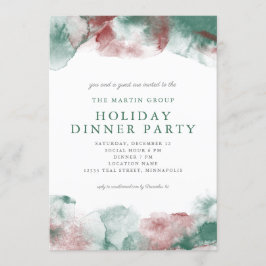 Convites Festa de Janto de Feriado Comercial da Watercolor 
