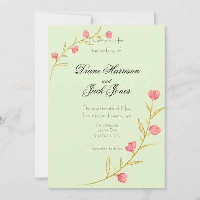 Convites Festa de Jardim (Frente)