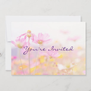Convites Festa de Jardim Convidam Flor