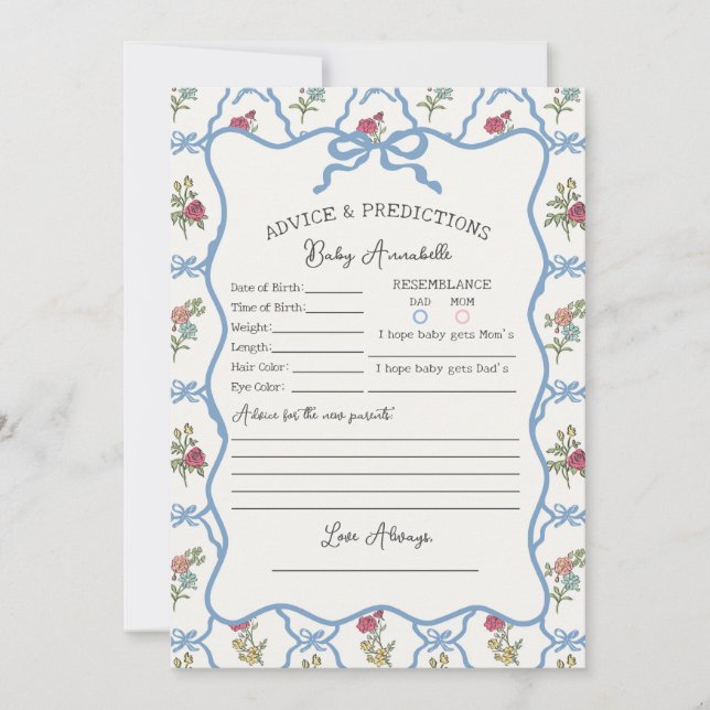 Convites Festa de Jardim de Verão - Conselhos de Chá Floral (Frente)