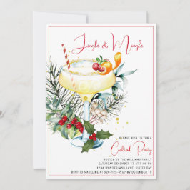 Convites Festa de Jingle e Mingle Cocktail