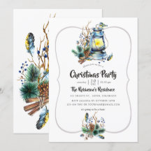 Festa de Lanterna de Natal em Aquarela