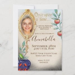 Convites Festa de Leite Encantada de Neve Branca