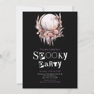 Convites Festa de Magick Halloween do Bohemian Crystal Ball