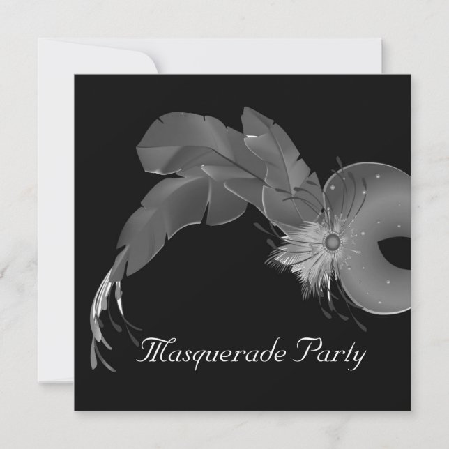 Convites Festa de Masquarade (Frente)