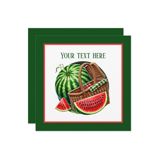 Convites Festa de Melancia Cura (Frente/Verso In Situ)