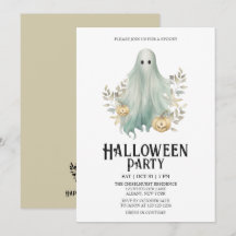 Festa de Mint Halloween, fantasia fantasma fantasm
