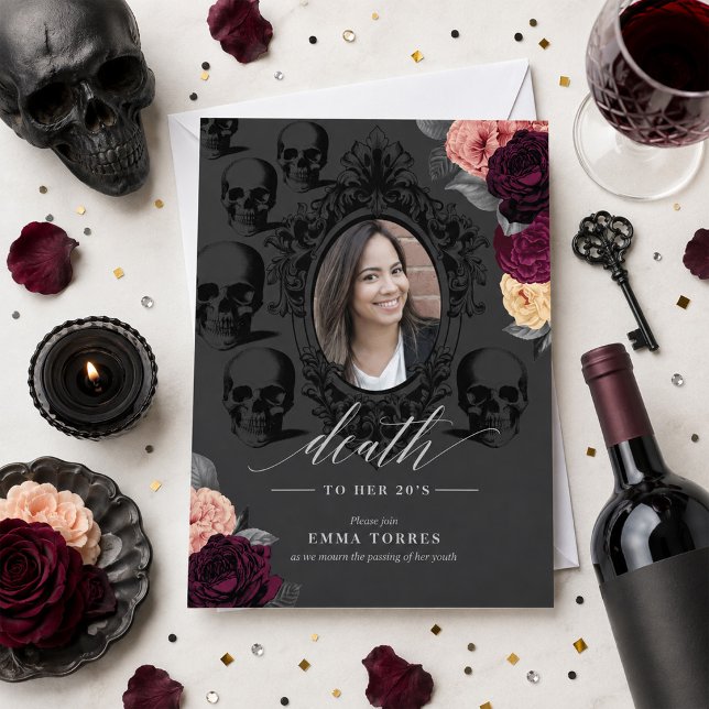Convites Festa de Morte aos meus 20 anos (Criador carregado)