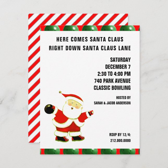 Convites Festa de Natal (Frente/Verso)