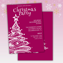 Festa de Natal Árvore de Natal Rosa Magenta Branco