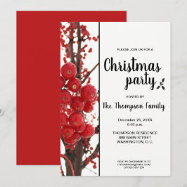 Convites Festa de Natal Berry Merry