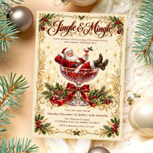 Festa de Natal com Coquetel Jingle & Mingle do Pap