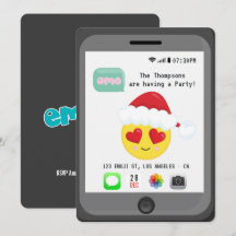 Festa de Natal com Emoji