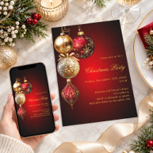 Festa de Natal com ouro vermelho