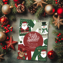 Festa de Natal com Suéter Feio