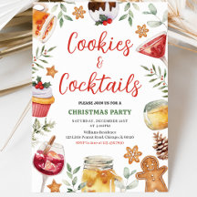 Festa de Natal Cookies e Cocktails