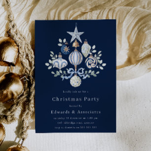 Convites Festa de Natal Corporativa do Escritório da Marinh