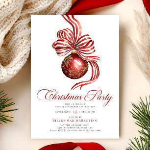 Convites Festa de Natal Corporativa Elegante