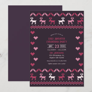 Convites Festa de Natal da Blusa Feia Winterberry Bliss