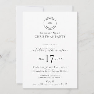 Convites Festa de Natal da Eleger Logo Company