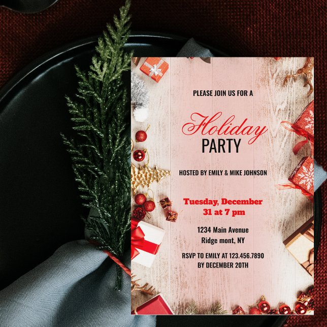 Convites Festa de Natal da Empresa Funcionário Empresa Come (Criador carregado)