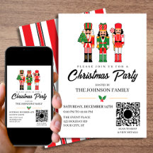 Festa de Natal da Família Nutcracker com QR code R