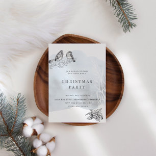 Convites Festa de Natal da Magia de inverno