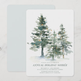 Convites Festa de Natal da Pine Forest
