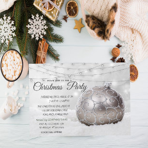 Convites Festa de Natal da White Christmas Ball Company
