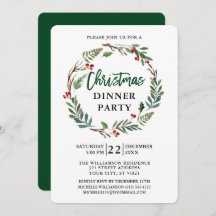 Festa de Natal da Wreath Watercolor Wreath Script 