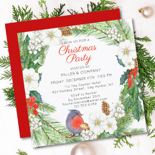 Convites Festa de Natal das Corporações Florais
