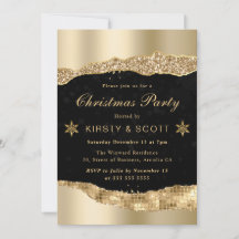 Festa de Natal das Lágrimas de Glam Pretas e Doura