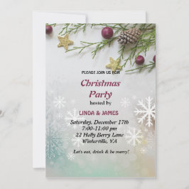 Convites Festa de Natal de Amoras Festivas