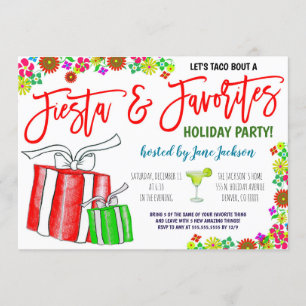 Convites Festa de Natal de Coisas Favoritas