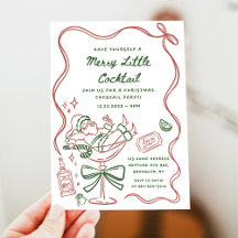 Festa de Natal de Coquetel Alegrete Desenhada