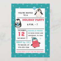 Festa de Natal de Férias de Inverno dos Pinguins C
