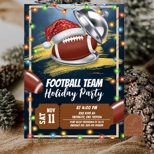 Convites Festa de Natal de Futebol Americano