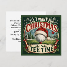 Festa de Natal de Golfe Vamos Par-Tee