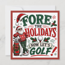 Festa de Natal de Golfe Vamos Par-Tee