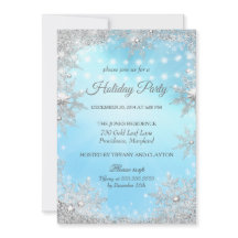 Festa de Natal de inverno de Prata Azul