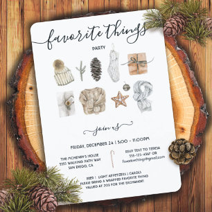 Convites Festa de natal de Natal favorita