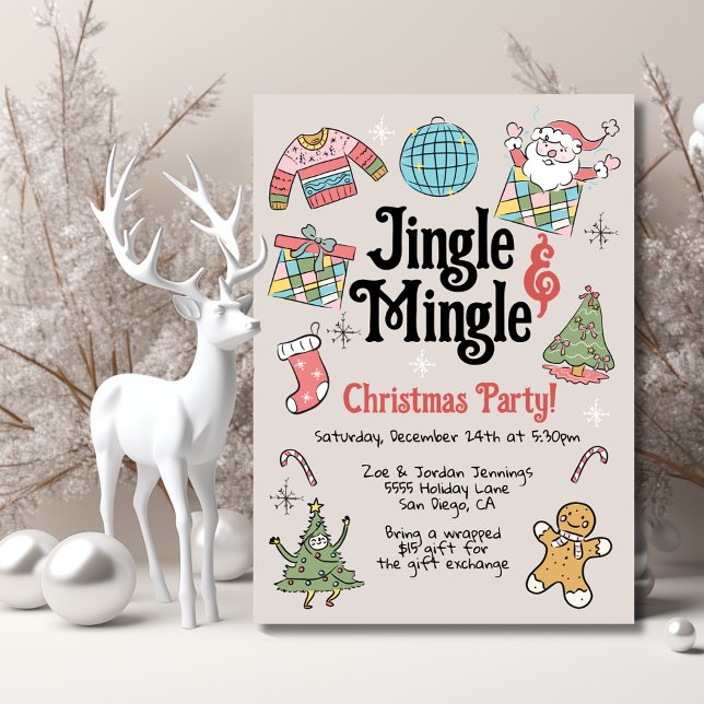 Convites Festa de Natal de Pornografia de Adultos ou Crianç (Criador carregado)