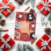 Festa de Natal de Sweater Feia