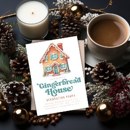 Convites Festa de Natal Decoradora da Casa do Gingerpão