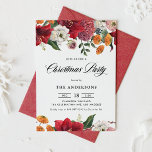 Convites Festa de Natal do Amaryllis Botânico e do Mãe<br><div class="desc">Convide familiares e amigos para o seu evento com este convite de festas de Natal personalizável. Apresenta aquarela amarilis, rosas, ranúculus e crisântemos com um padrão floral correspondente. Este convite de festas botânico de Natal é perfeito para qualquer tema de Natal. Personalize este convite de festas floral de Natal adicionando...</div>