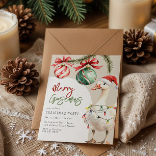 Convites Festa de Natal do Ganso Caprichoso