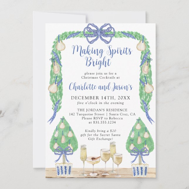 Convites Festa de Natal do Grande Milênio - Festa de Cockta (Frente)